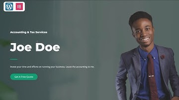 How to Create Accountant Website In WordPress
