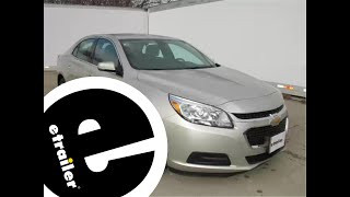 etrailer | How to Install: Curt Trailer Hitch Receiver on your 2014 Chevrolet Malibu