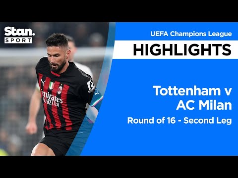 Tottenham Hotspur v AC Milan Highlights | 2022-23 | UEFA Champions League