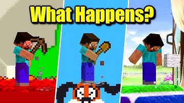 What Happens When Steve Mines on Special Terrain in Super Smash Bros. Ultimate?