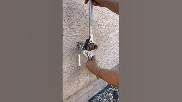 installing a pool fill valve #plumber #plumbing