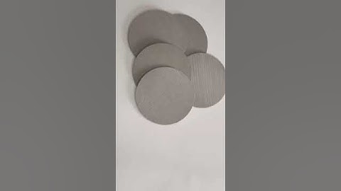 Sintered Metal Disc Filter