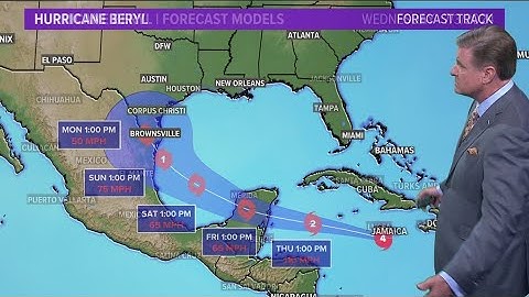 Tracking Hurricane Beryl: Expected to make landfall again early Friday morning