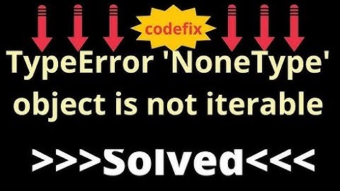 Understanding TypeError: 