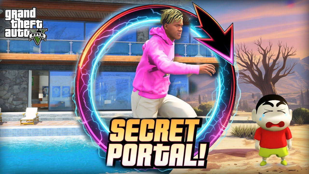 GTA 5: Franklin & Shinchan Found To Other World In Gta5...! ( Gta5 mods )