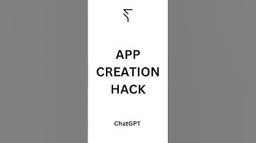 ChatGPT Programming: App Creation Hack #chatgpt #artificialintelligence #appdevelopment