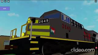 Railfan KCSM/TFM/FXE at Tampico (ROBLOX) #railway #roblox #kcsm