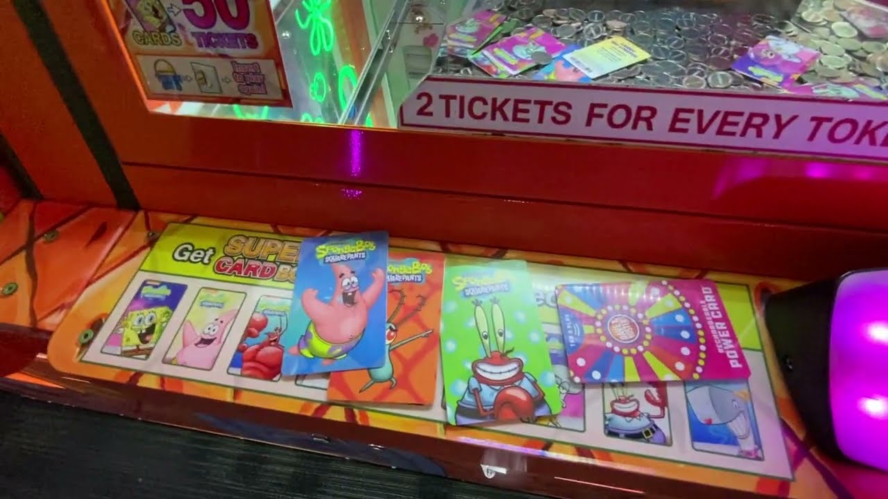 Soldering Dave Buster s SpongeBob Patrick Sandy Pearl Cards 
