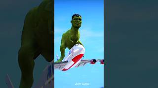 Airplane Hulk Flies Over the City In Grand Theft Auto 5