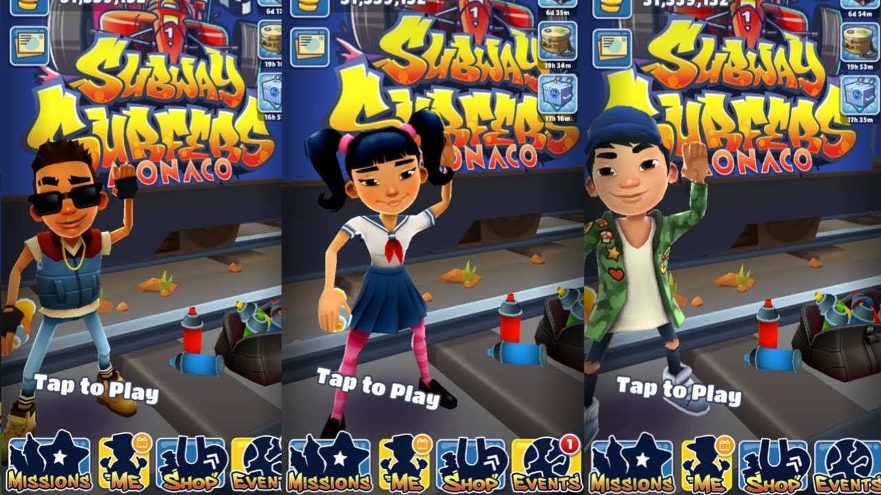 NEW TAG TIME ATTACK IN MONACO SUBWAY SURFERS 2022