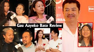 Gau Aayeko Bato Artist Review || Dayahang Rai, Miruna, menuka, upredra || premiere Show