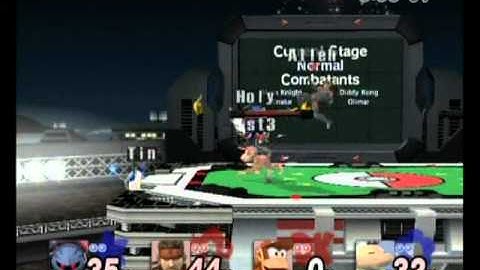 BotIE2 GF1 - Ally (Snake) + Swordgard (Diddy) vs Holy Nightmare (MK) + Tin Man (Olimar) 2