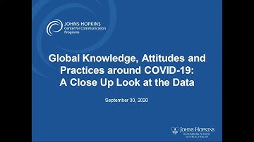 Global Knowledge Attitudes Practices COVID 19 Webinar