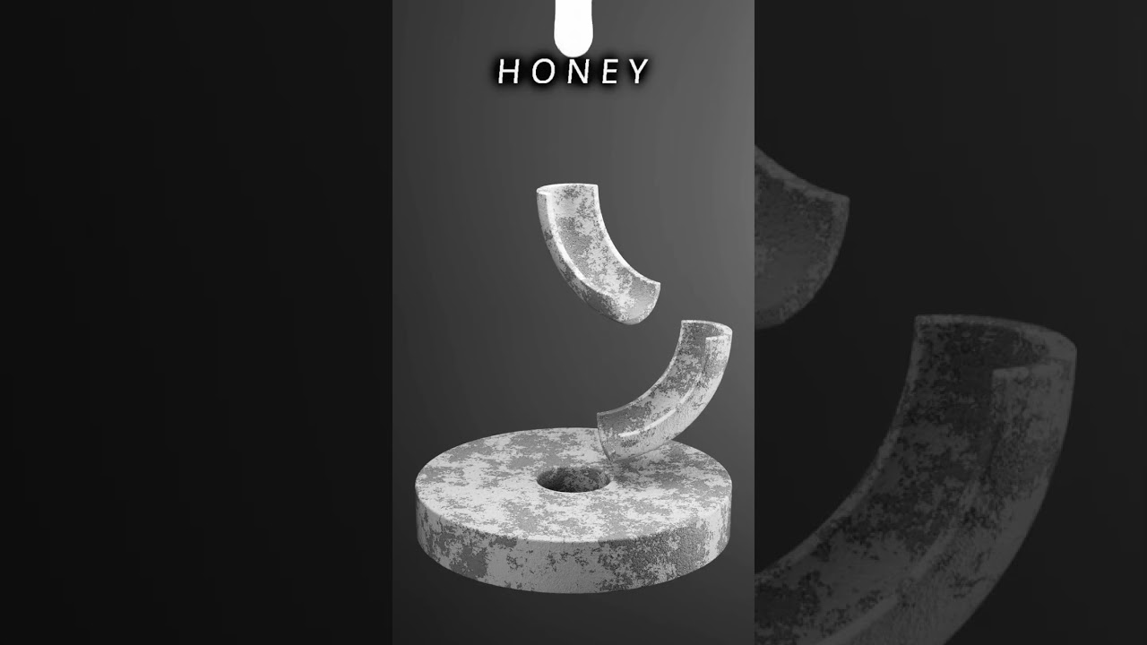 Slime to Sand ! falling 3D multi material Simulation in houdini