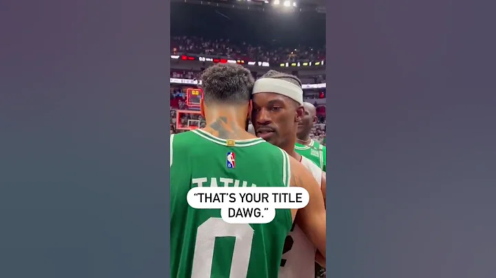 Jimmy Butler congratulates Jayson Tatum after 2022 ECF Game 7 🤝 - DayDayNews