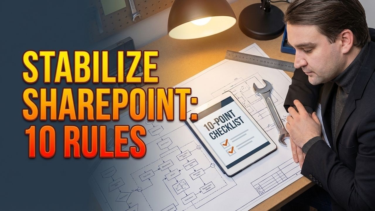 Stabilize SharePoint: 10 Rules for No Fail Flows 🔧 Stabilize SharePoint: 10 Rules for No Fail Flows 🔧