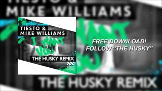 Tiësto & Mike Williams - I Want You (The Husky Remix)