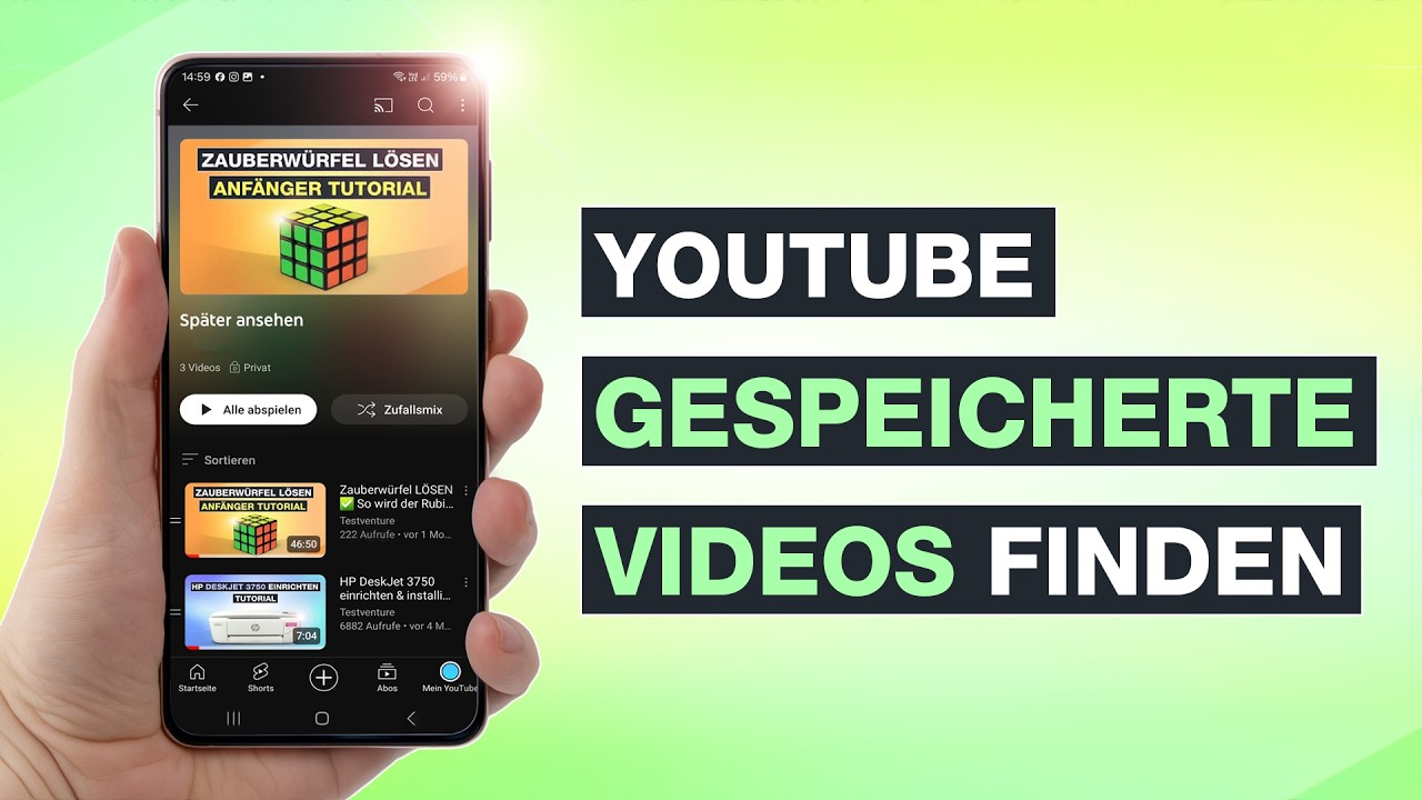 YouTube gespeicherte Videos finden – So findest du die Playlist: Später ansehen - Testventure