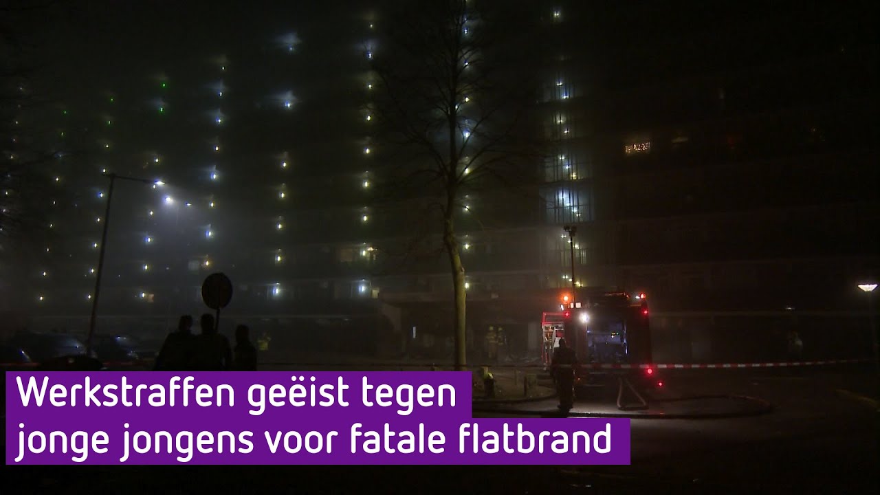 Werkstraffen geëist tegen jonge jongens voor fatale flatbrand in Arnhem