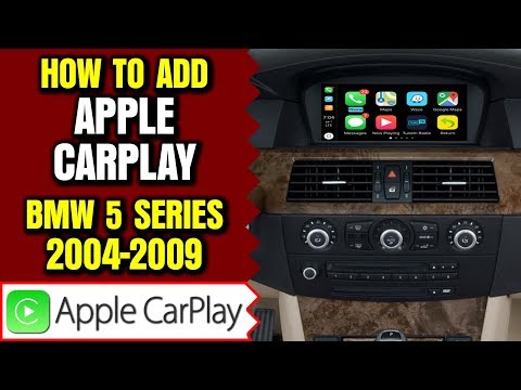 BMW 5 Series Apple CarPlay - How To Add Apple CarPlay BMW 5 Series 2004-2009 E60 E61