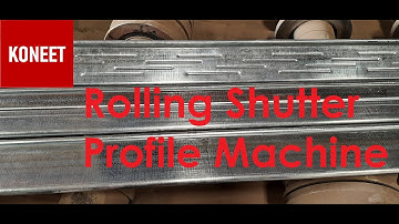 3 in 1 Rolling shutter profile Roll Forming Machine Call: +91 91004 37609 #rollingshuttermachine