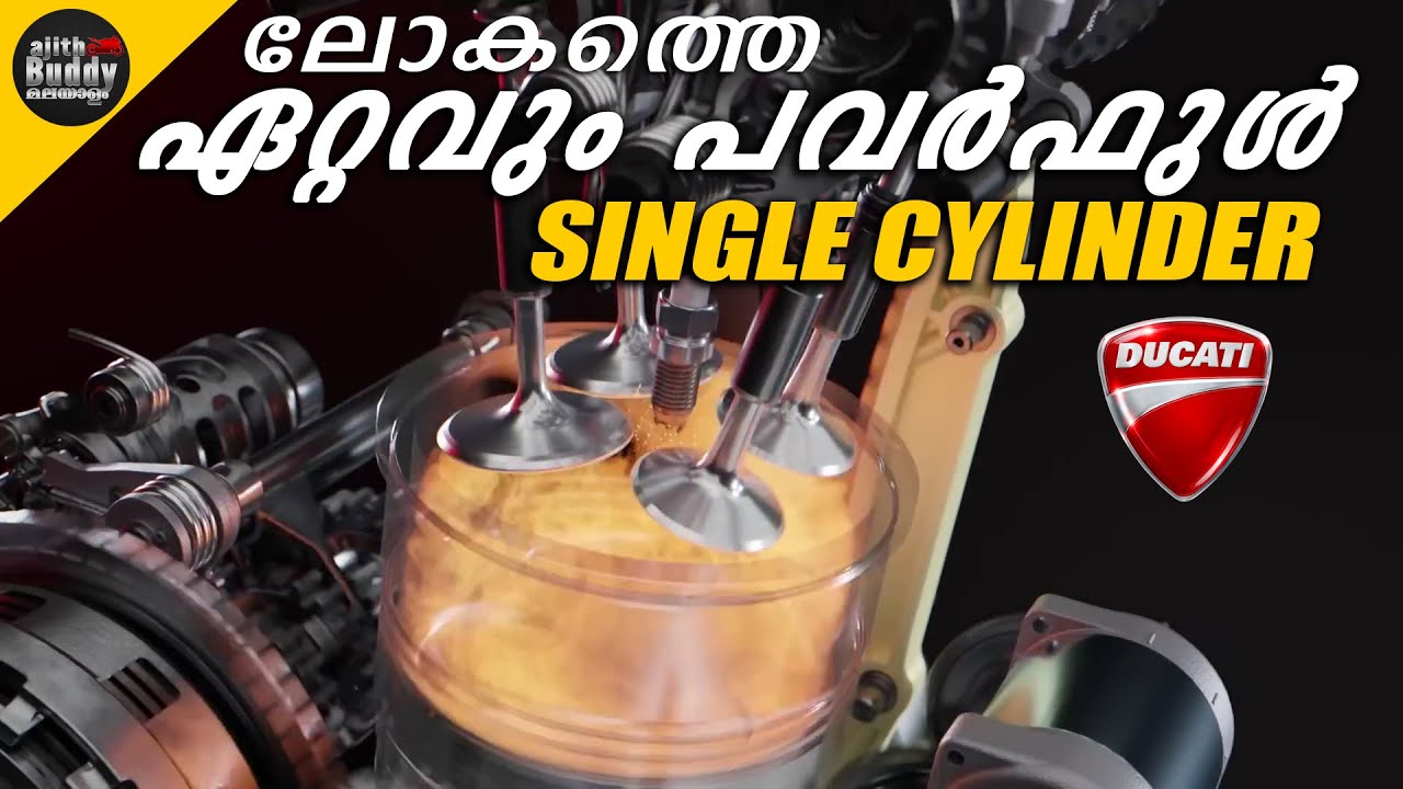 World's Most Powerful Single Cylinder Engine: Ducati Superquadro Mono