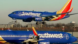 Terrifying video shows engine cover of Southwest Boeing peel off during take-off