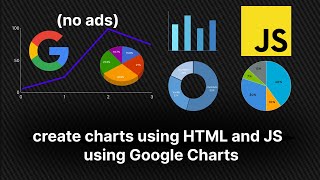 Create Charts using HTML and JS  | using Google Chart