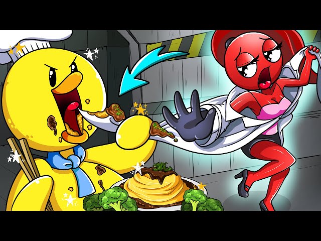 [Animation] Delicious Red robe ❣ | Delicious 🌈Rainbow Friends Mukbang Cartoon! | Gummy Dora class=