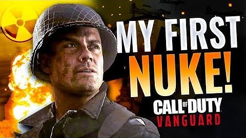 DROPPING MY FIRST EVER NUKE - CALL OF DUTY VANGUARD - MULTIPLAYER