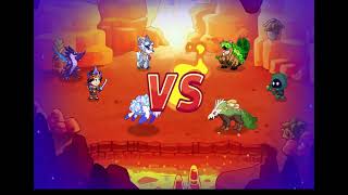 Battling Cloaked Plant Wizard in Prodigy Math Game || bonfire spire hard mode part 2