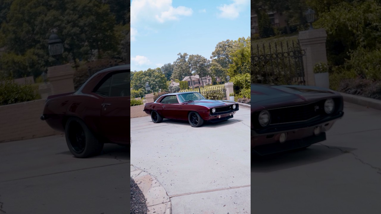 This 1969 Camaro in Pearl Red hides a 540ci Heintz Aluminum V8