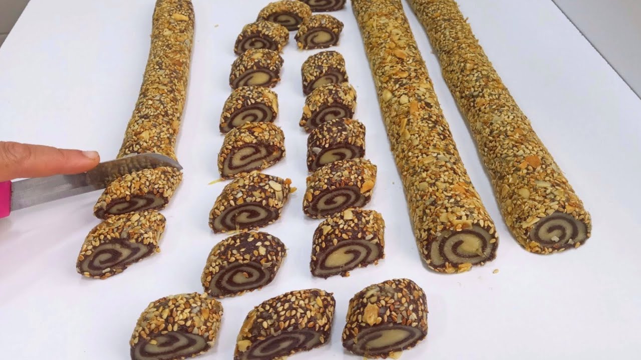 حلوة العشر دقائق بدون زبدة وبدون طابع حضرت أكثر من 100حبة حلوى دواز اتاي هشيشة وفتية كذوب بالفم