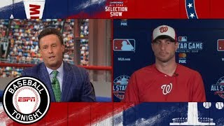Max scherzer says that potentially getting to throw the first pitch in
2018 all-star game at nationals park would be an “unbelievable
experience” for him...