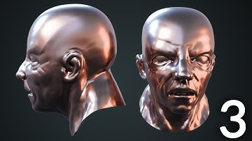 CGC Classic: Transforming Werewolf Pt. 3 - Sculpting the Human Head (Blender 2.6)