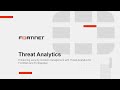 Threat Analytics for FortiWeb