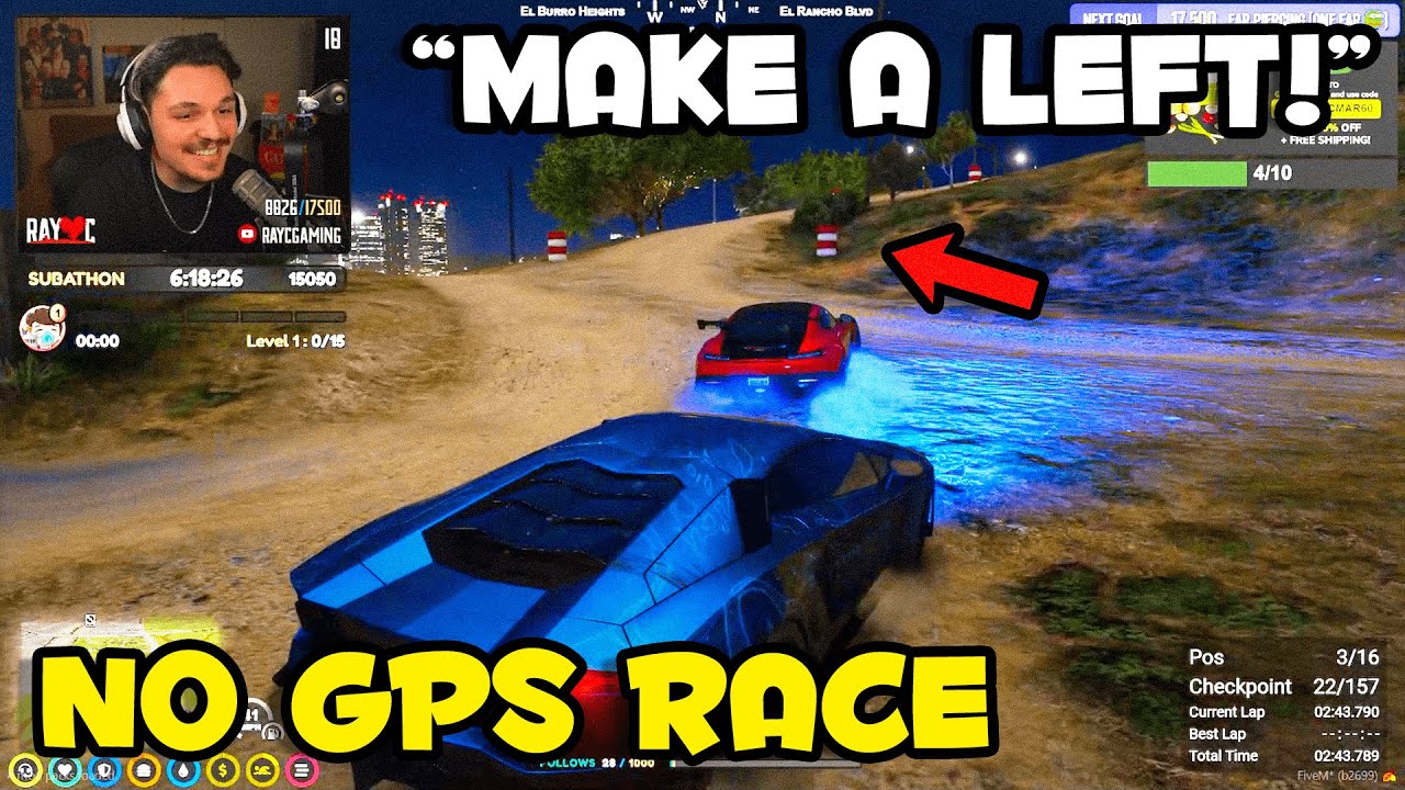 Ray Participates In A Chaotic Blind Checkpoint Race | GTA 5 RP NOPIXEL ...