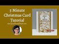 5 Minute Christmas Card Tutorial