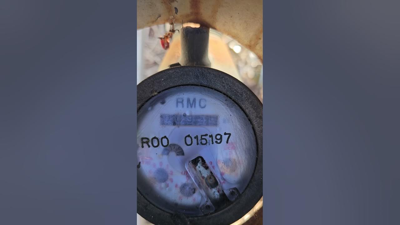 watch the dial spin, do we have a water leak YouTube