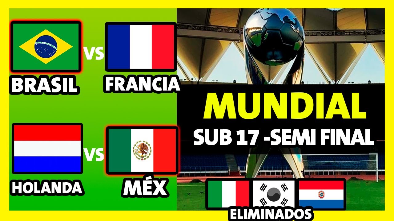 RESULTADOS CUARTOS DE FINAL Y PREVIA SEMIFINAL MUNDIAL SUB 17 2019