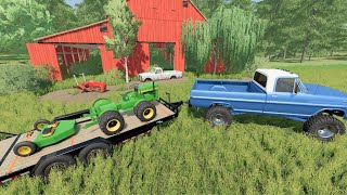 Buying abandoned barn to start our farm | Back in my day 1 | Farming Simulator 22