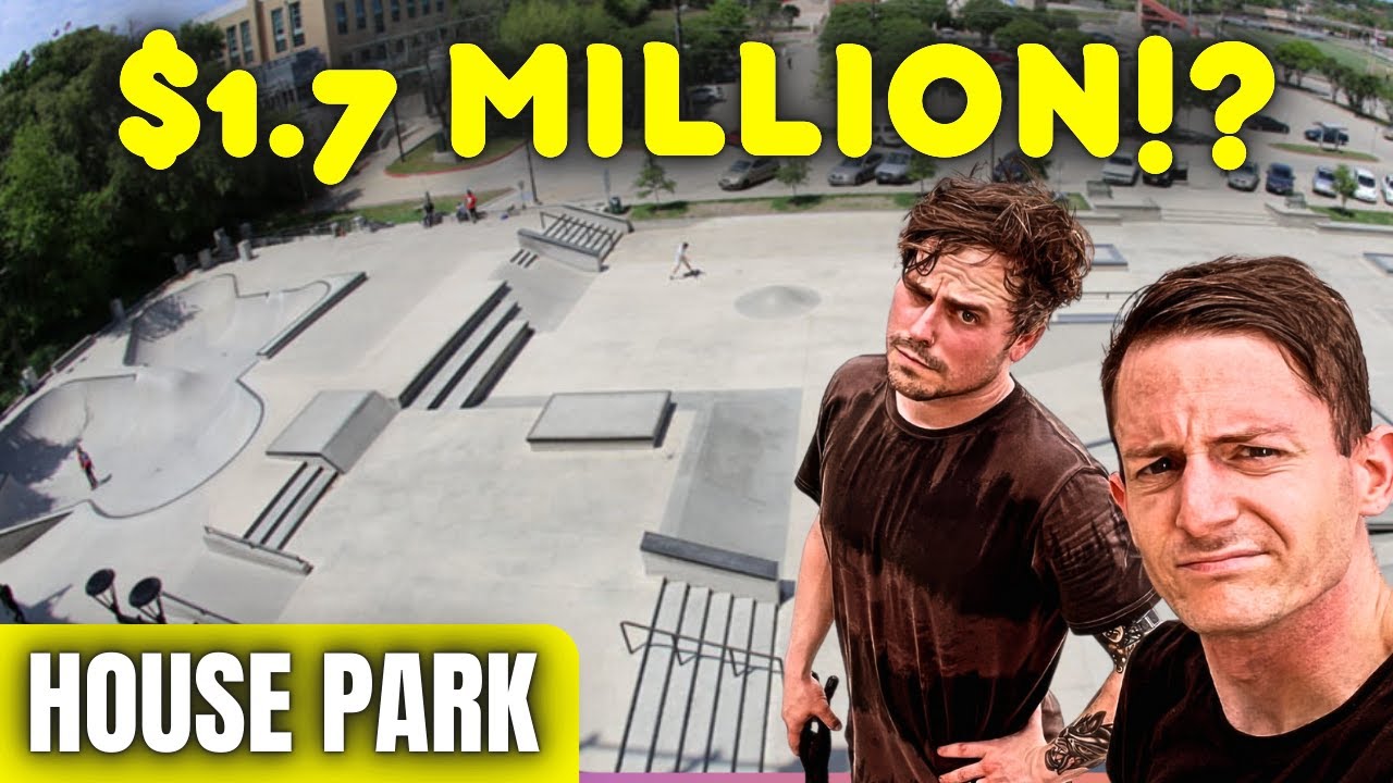 HOUSE PARK REVIEW: Austin Texas Most Expensive Skatepark! (FT. 