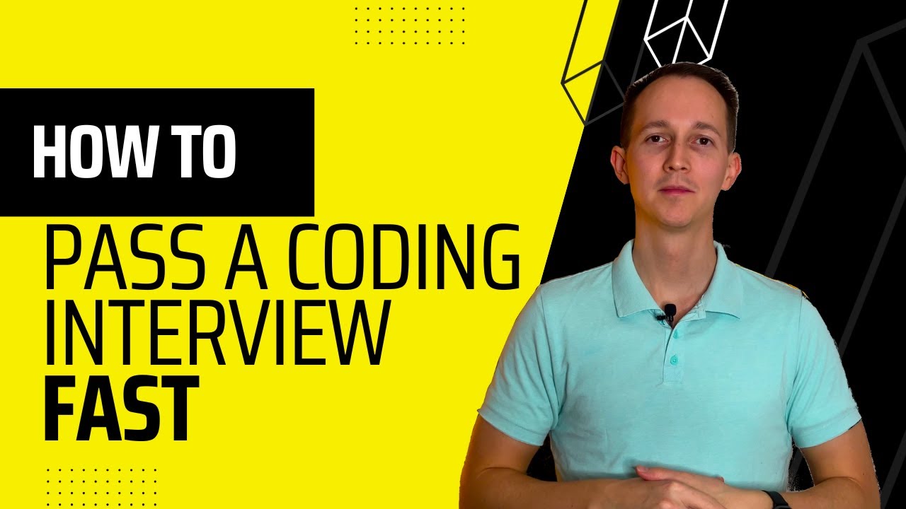 How to pass a coding interview FAST [as a software engineer] - YouTube