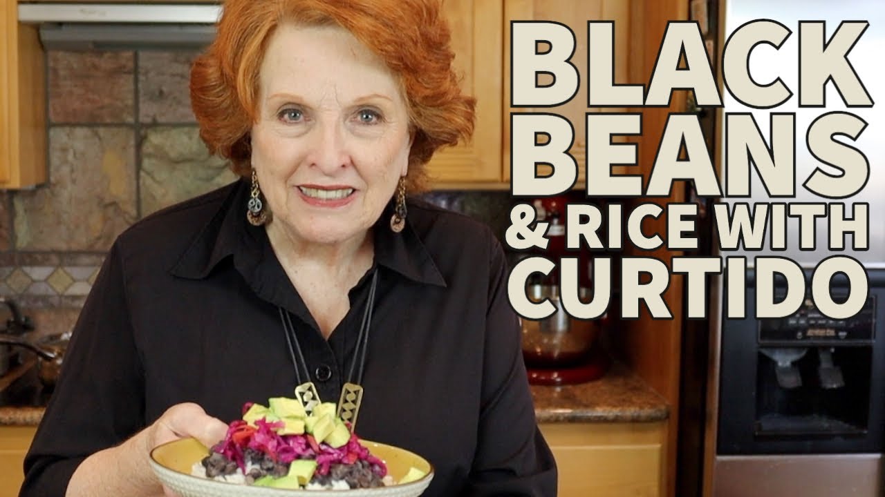 Black Beans & Rice With Curtido YouTube