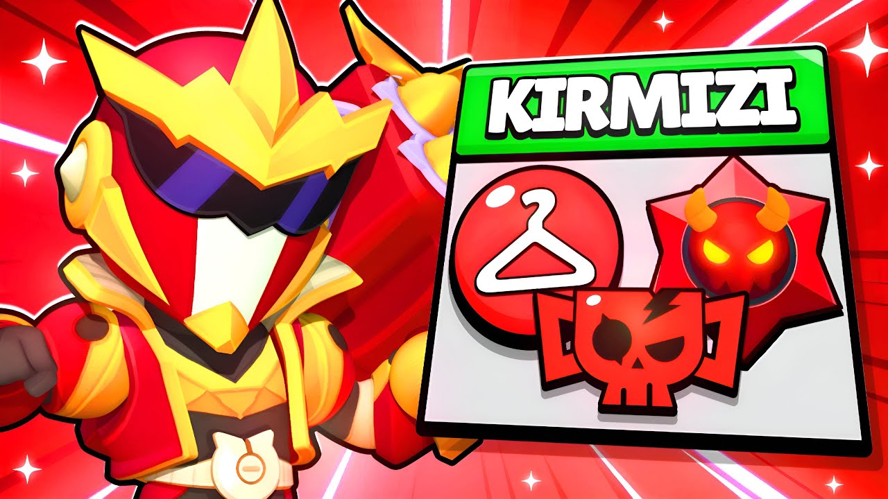 24 SAAT BOYUNCA HER ŞEY KIRMIZI! (kırmızı karakterler, kırmızı kostümler, kırmızı sprayler...)