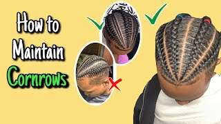 How to Keep Cornrows Looking Fresh For Men