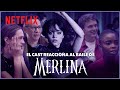 Jenna Ortega y el cast de Merlina reaccionan a la escena de baile | Netflix