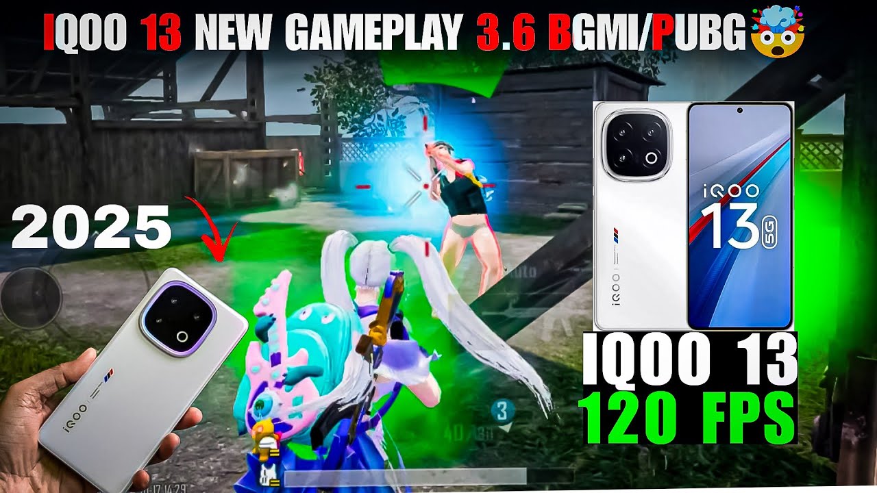 IQOO 13 GAMING TEST | IQOO 13 BGMI/PUBG TEAST | IQOO 13 REVIEW ⚡IQOO 13 ...