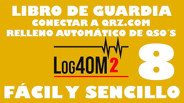 Log4OM 2_08_Conectar con QRZ y rellenar QSO,s