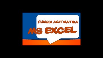 Fungsi Aritmatika sederhana pd ms excel